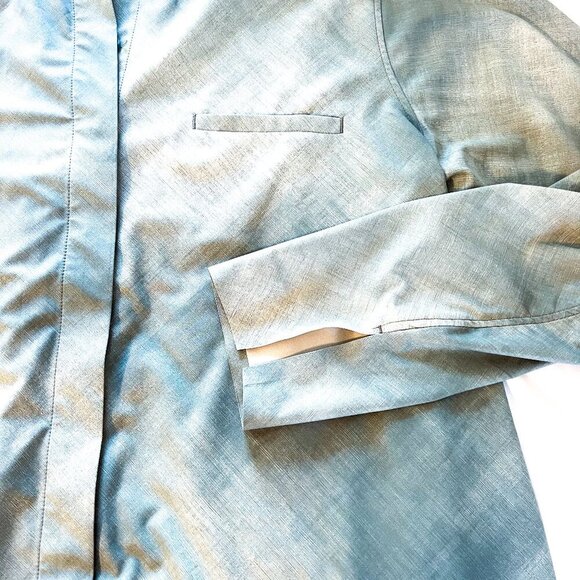 Athleta Urbanite Printed Top  Size Large- NWOT -print: Denali Minimalistic Grey - Picture 7 of 13